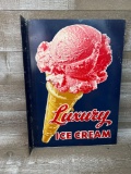 Luxury Ice Cream Double Sided Flange Sign