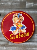 Sunbeam Double Sided Porcelain Sign
