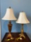 2 table lamps