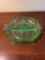 Vaseline Green Glass Dish