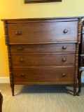 Antique American Dresser 4 Drawers