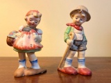 Pair of Vintage Occupied Japan Porcelain Figures