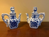 Pair of Asian Inspired Tea Pots