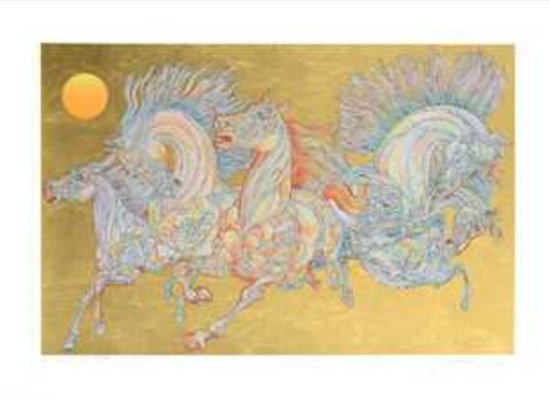Guillaume Azoulay SERIGRAPH "LEVER DE SOLEIL" HS/N