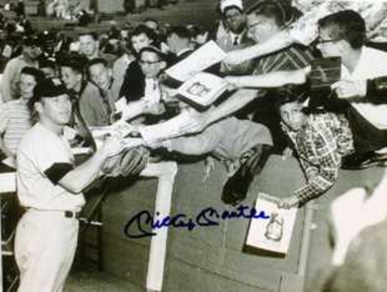 Mickey Mantle Autographed 8x10 photo