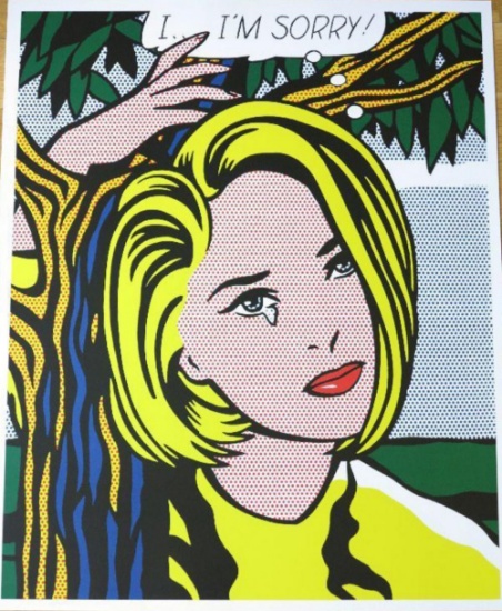 Roy Lichtenstein Poster " I I´m Sorry