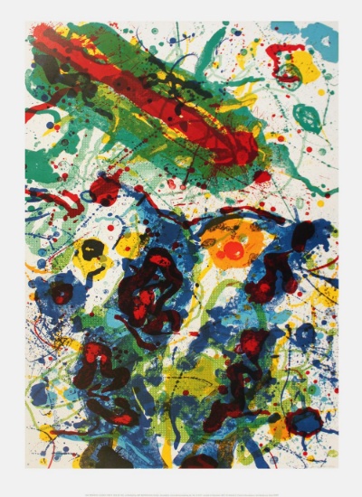 Sam Francis-Untitled SF-341-2004 offset lithograph
