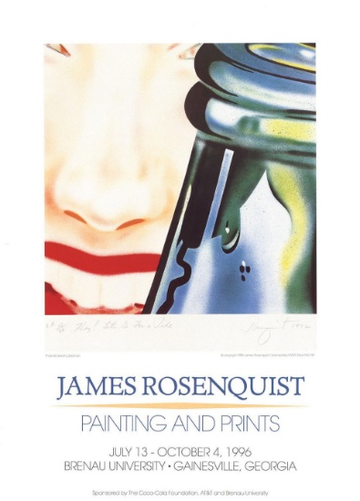 Hey, Let's Go For A Ride by James Rosenquist offset