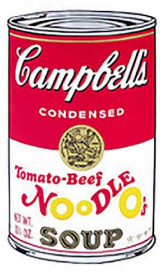 ANDY WARHOL "Campbell's Soup II.8" SERIGRAPH SUNDAY B.