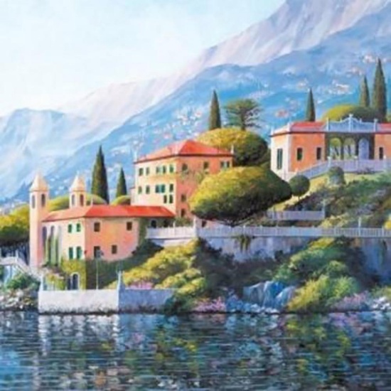 Graham Denison "Villa Babienello" Overlooking the sea