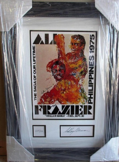 Leroy Neiman "Ali/Frazier" Thriller in Manilla Sign L/E