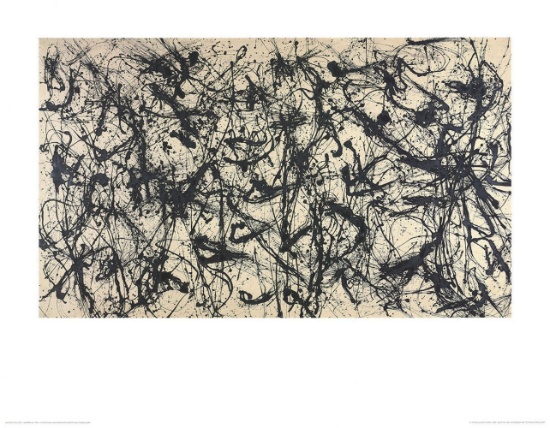 Jackson Pollock-Untitled (1950) Offset Lithograph