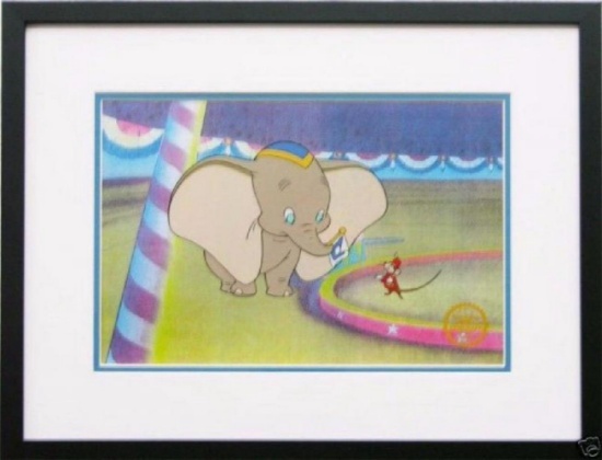 Disney framed Animation Cel "Dumbo" Timothy mouse
