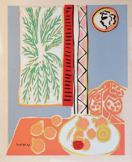 Henri Matisse After, Still Life with Pomegranates litho