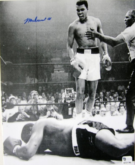 "Liston Knock Out" Muhammad Ali Autographed