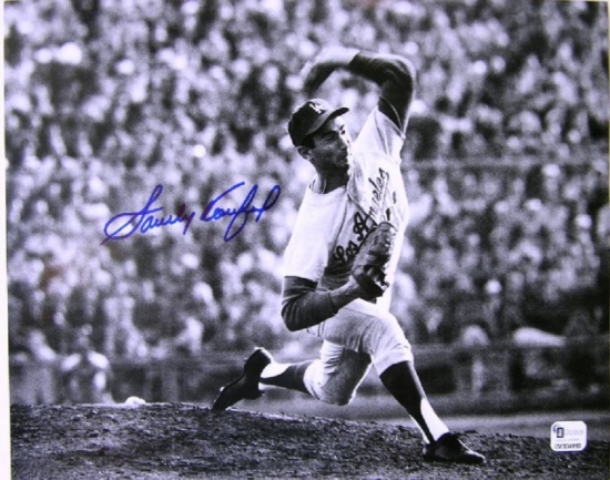 "The Pitch" Sandy Koufax Autographed 8x10