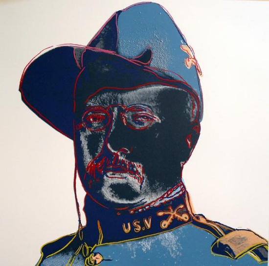 Andy Warhol Teddy Roosevelt, from Cowboys and Indians, 1986