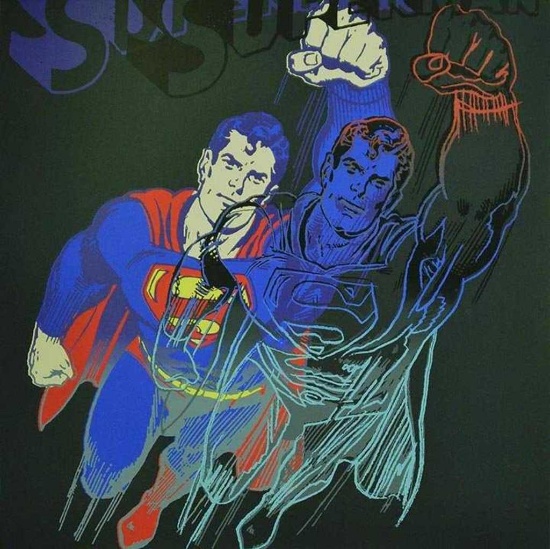 Andy Warhol "Superman" Silkscreen