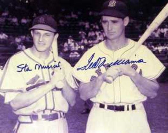 Ted Williams and Stan Musial Double