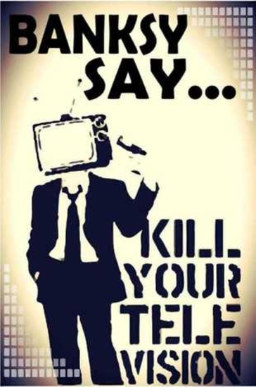 BANKSY, Kill Your Television, OFFSET LITHOGRAPH