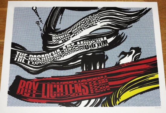 Roy Lichtenstein Poster " Brushstrokes " Pasadena