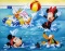Walt Disney, Mickey & Friends: Pool Games, Framed offset lithograph
