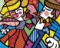 Swing by Romero Britto offset lithograph unframed