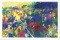 Leroy Neiman Poster PADDOCK AT CHANTILLY rare vintage