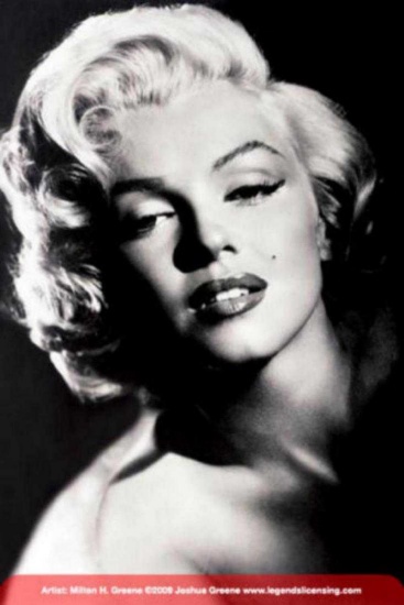 MARILYN MONROE - GLAMOUR OFFSET LITHOGRAPH 36x24