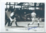 Joe DiMaggio at bat 8x10 Autographed Photo SPORTS