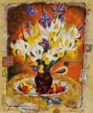 Iris Bouquet III by Alexander & Wissotzky  Serigraph SN