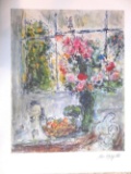 Marc Chagall STILL LIFE WITH FLOWERS LE Lithograph