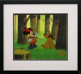 Disney Frame Mickey Mouse Pluto Animation Cel 