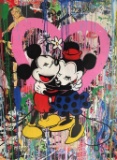 Brainwash, Mickey & Minnie framed limited edition print