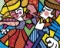 Swing by Romero Britto offset lithograph