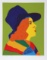 John Grillo, Girl with Hat I,  HS/N Serigraph