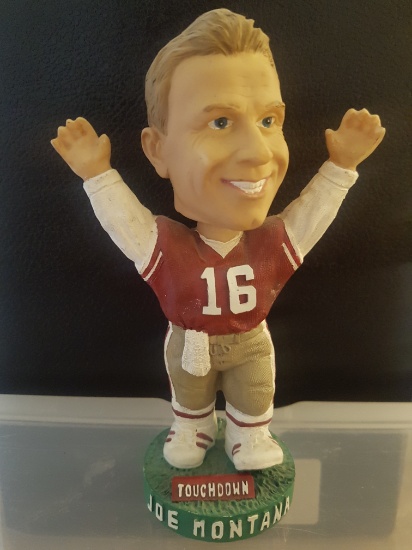 JOE MONTANA CERAMIC BOBBLEHEAD