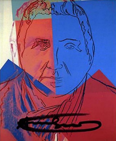 Andy Warhol, Gertrude Stein Ten Portraits of Jews Hand