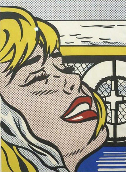 Roy Lichtenstein original Poster "Shipboard Girl"