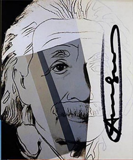 Andy Warhol, ALBERT EINSTEIN Ten Portraits of Jews Hand