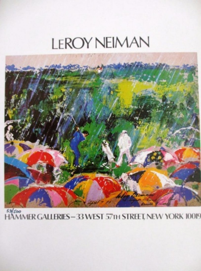 Leroy Neiman, Arnold Palmer limited edition lithograph