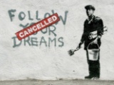 Banksy Follow Your Dreams offset lithograph