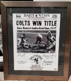 Bailtimore Colts 1958 Champions 16x20 framed