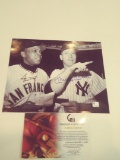 Wille Mays and Mickey Mantle Double Signed Photo W COa