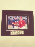 Nolan Ryan and Pete Rose Double Signed Matted Photo
