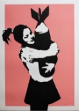 BANKSY - Bomb hugger - LIMITED EDITION OF 500 SILK