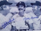 Mantle, Ford and Martin Autographed 8x10 photo