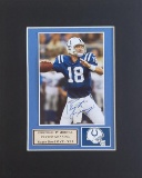 Peyton Manning Autographed 8x10  Matted