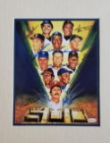 500 Home Run Club 11 signatures 8 x10 Signed photo