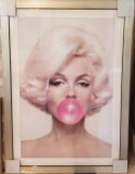 MARILYN MONROE - BUBBLE OFFSET LITHOGRAPH FRAMED